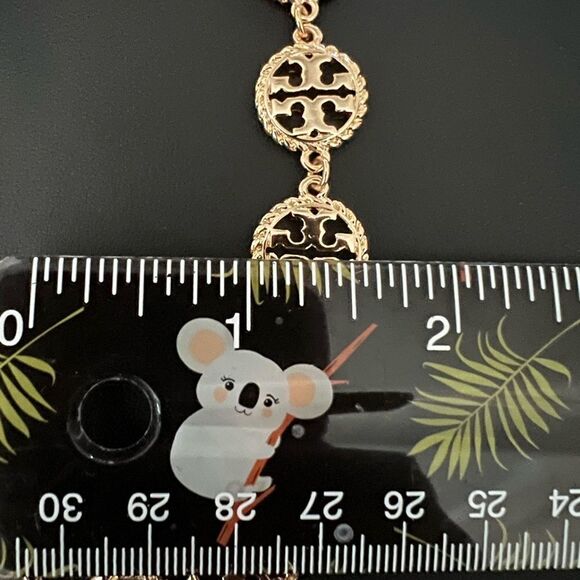 TORY BURCH• Rope lined Disc bracelet - Picture 5 of 8